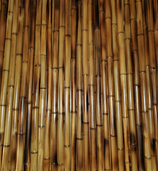 Bamboo Poles Flame Cured