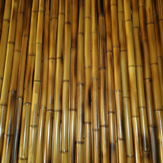 Bamboo Poles Flame Cured